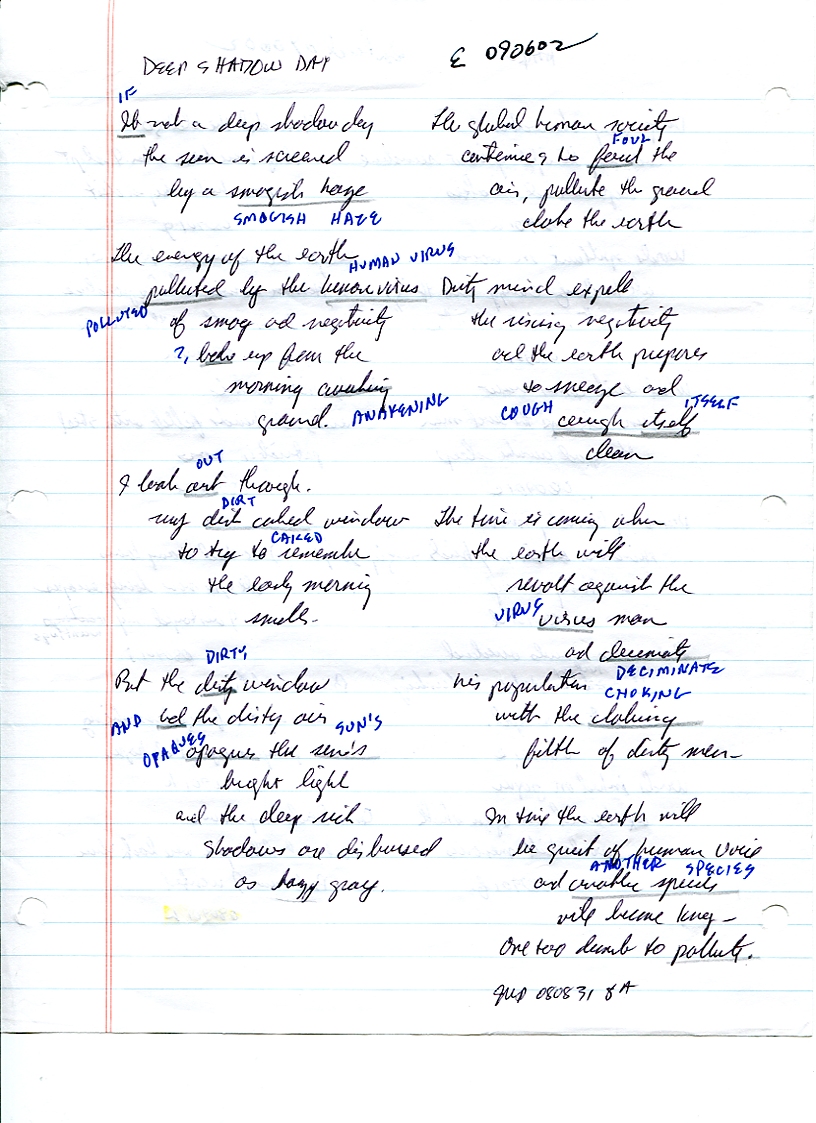 John WorldPeace Poems 2008 | World Peace Poems