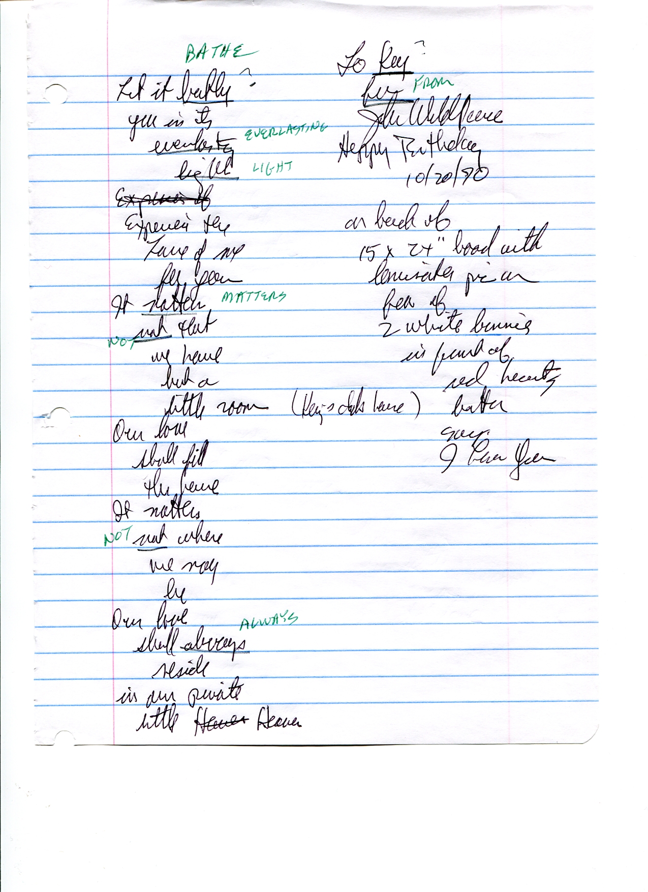 John WorldPeace Poems 2010 | World Peace Poems