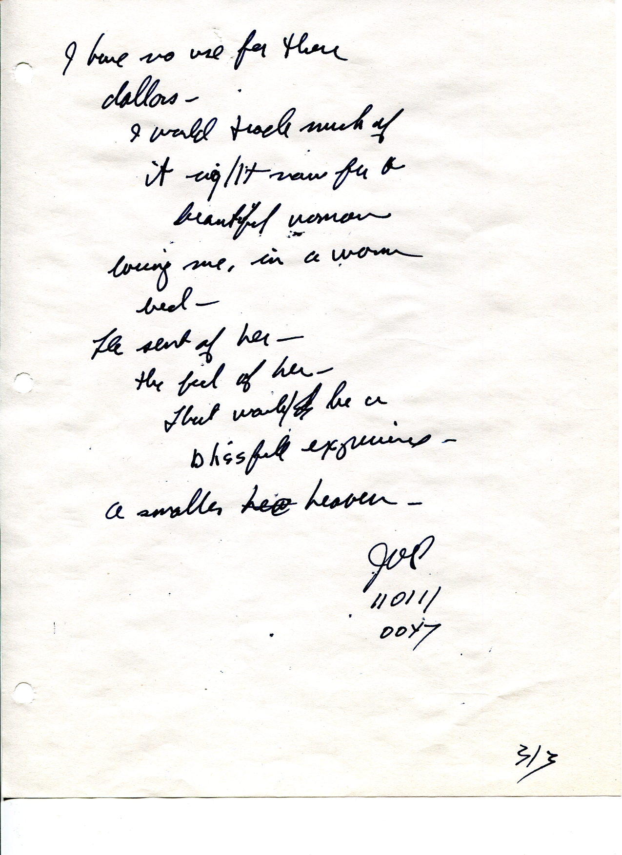 John WorldPeace Poems 2011 | World Peace Poems