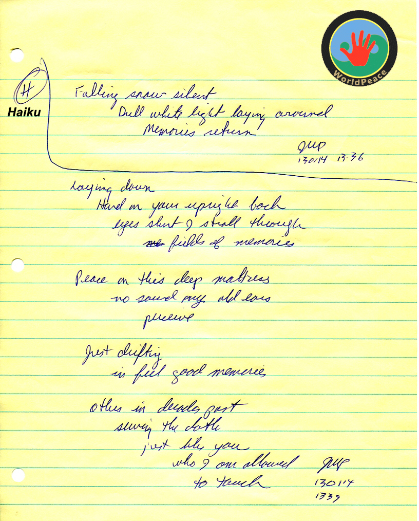 John WorldPeace Poems 2013