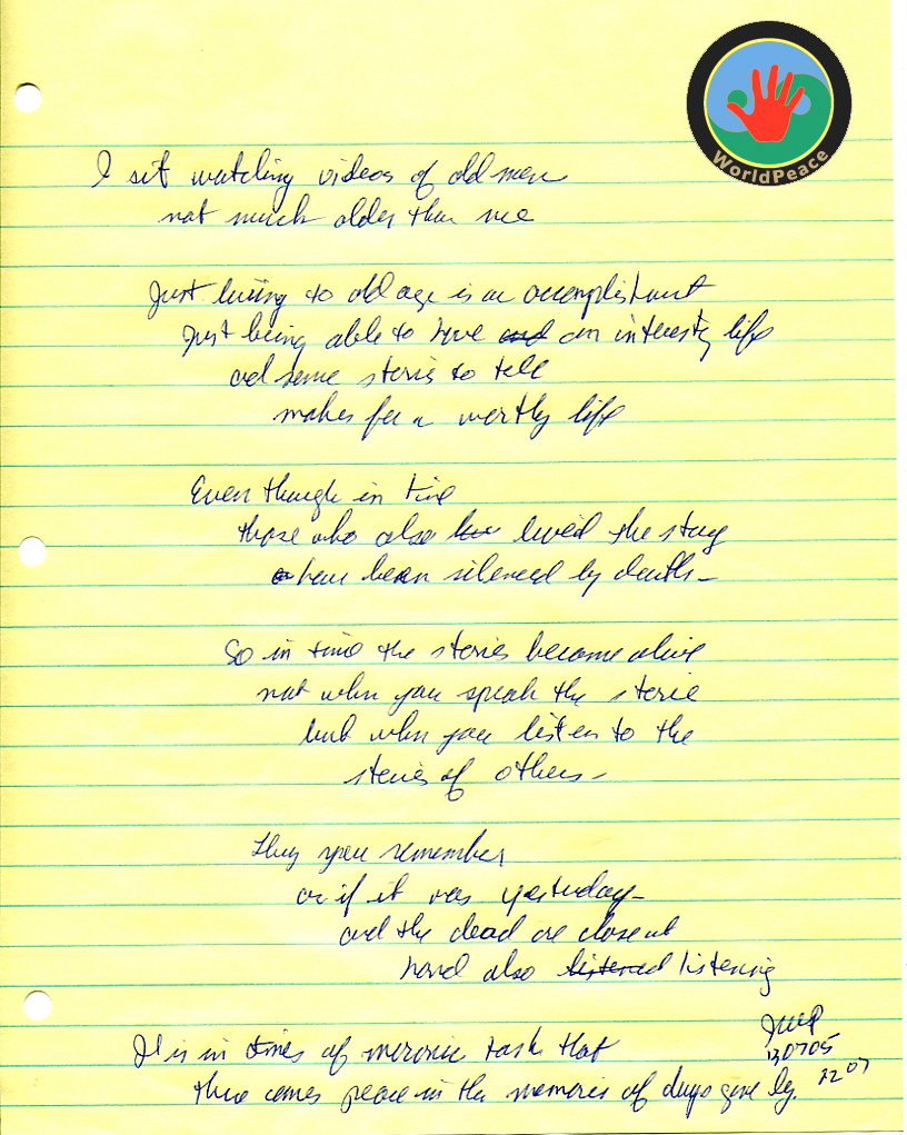 John WorldPeace Poems 2013