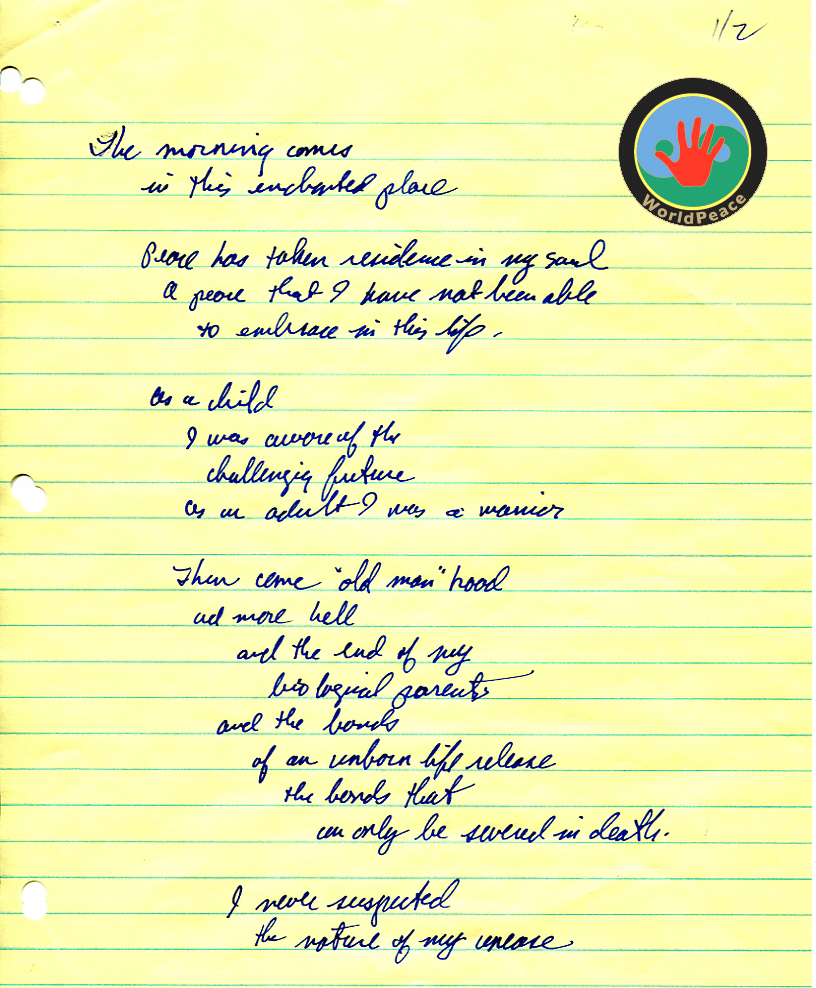 John WorldPeace Poems 2013