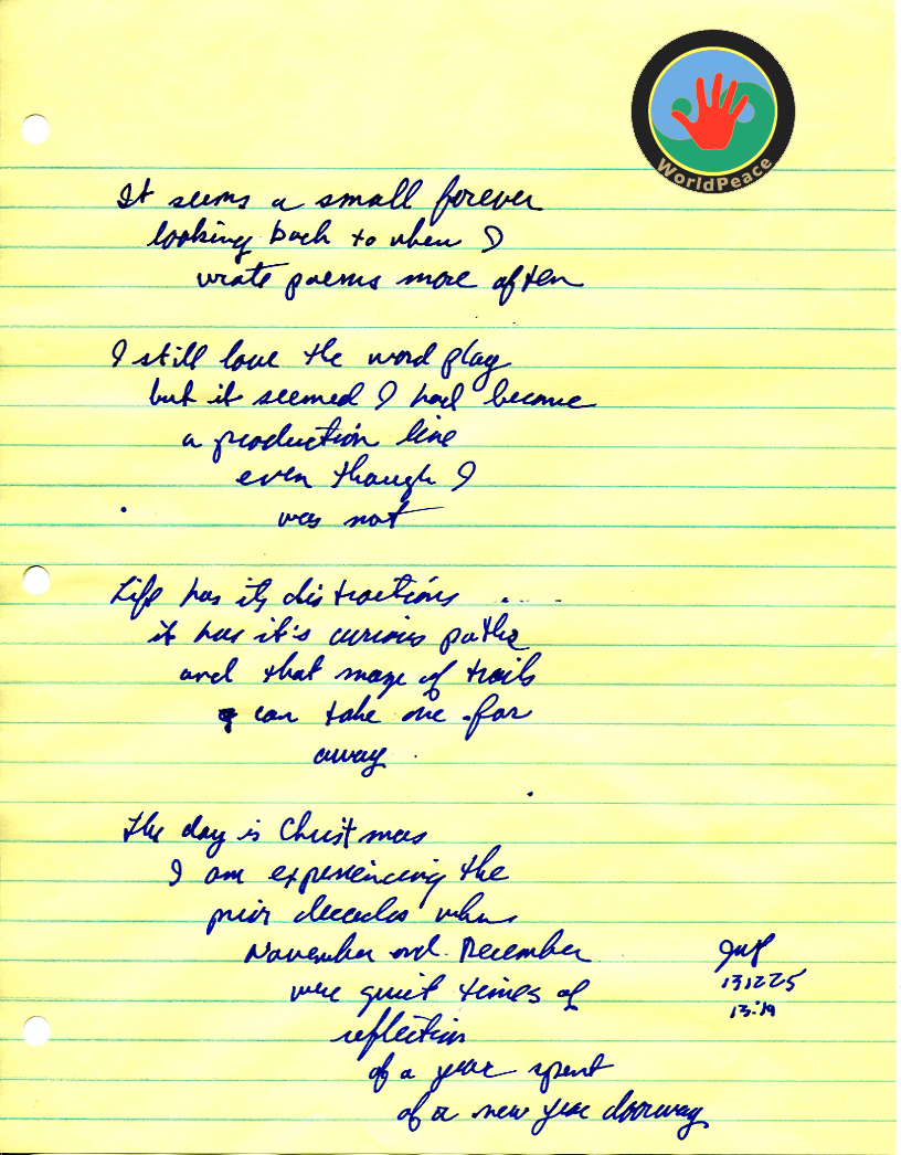 John WorldPeace Poems 2013