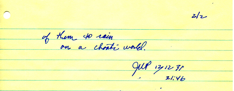 John WorldPeace Poems 2013