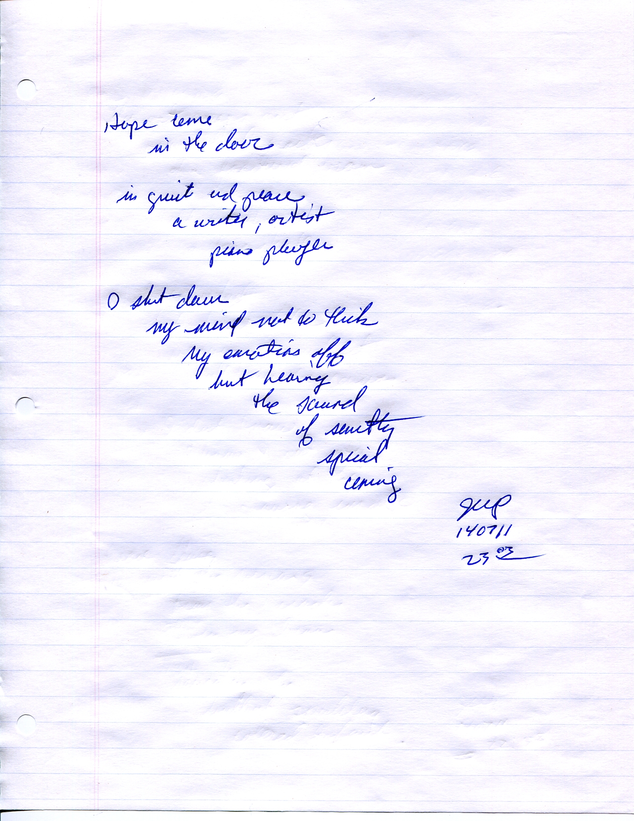 John WorldPeace Poems 2013