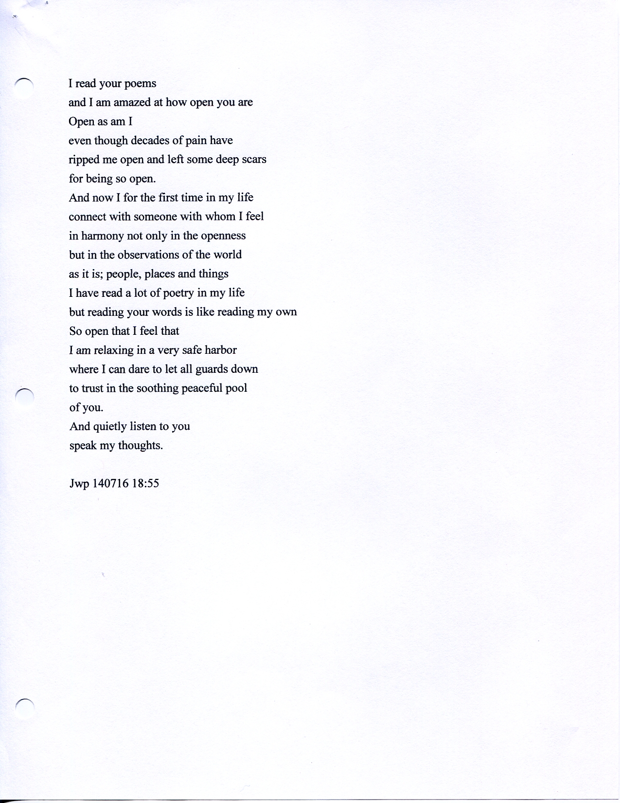 John WorldPeace Poems 2013