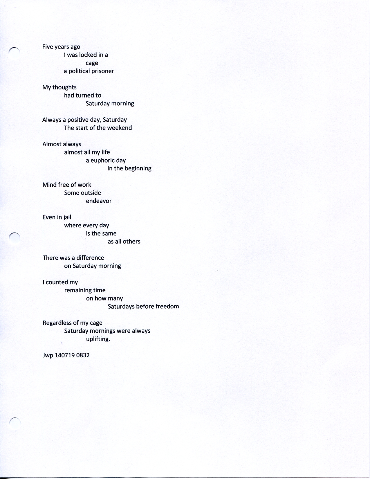 John WorldPeace Poems 2013