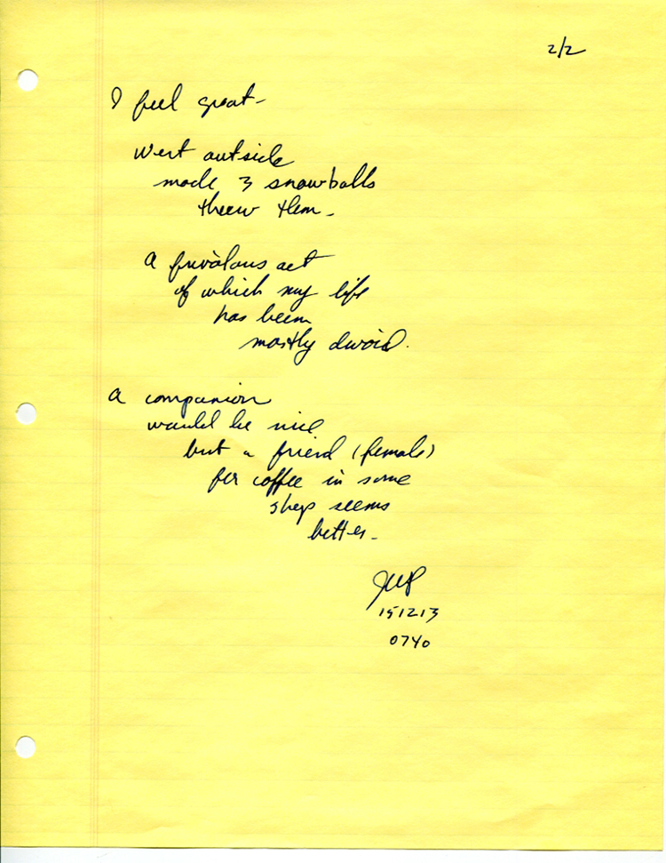 John WorldPeace Poems 2015