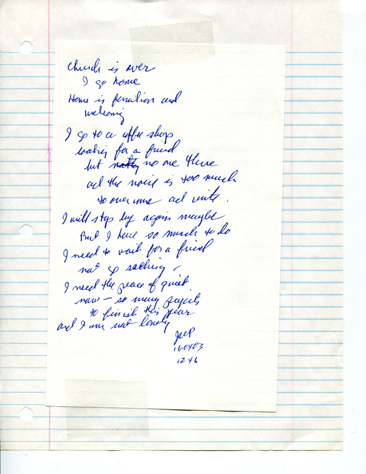 John WorldPeace Poems 2016