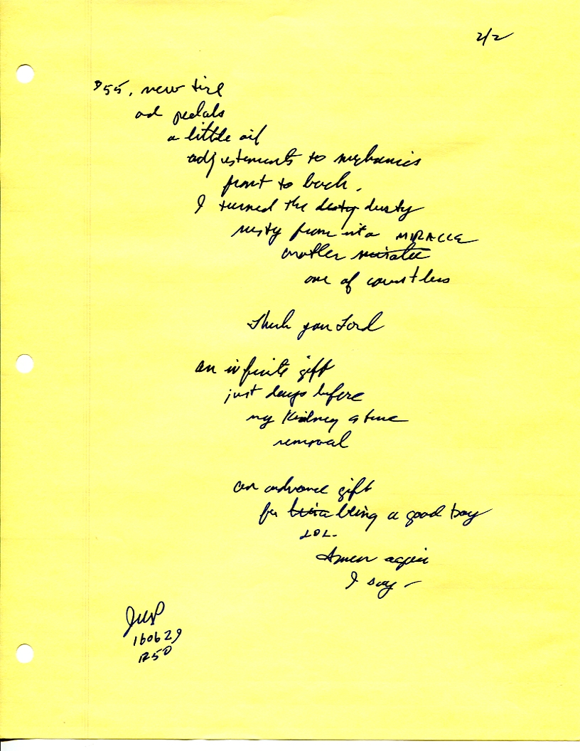 John WorldPeace Poems 2016