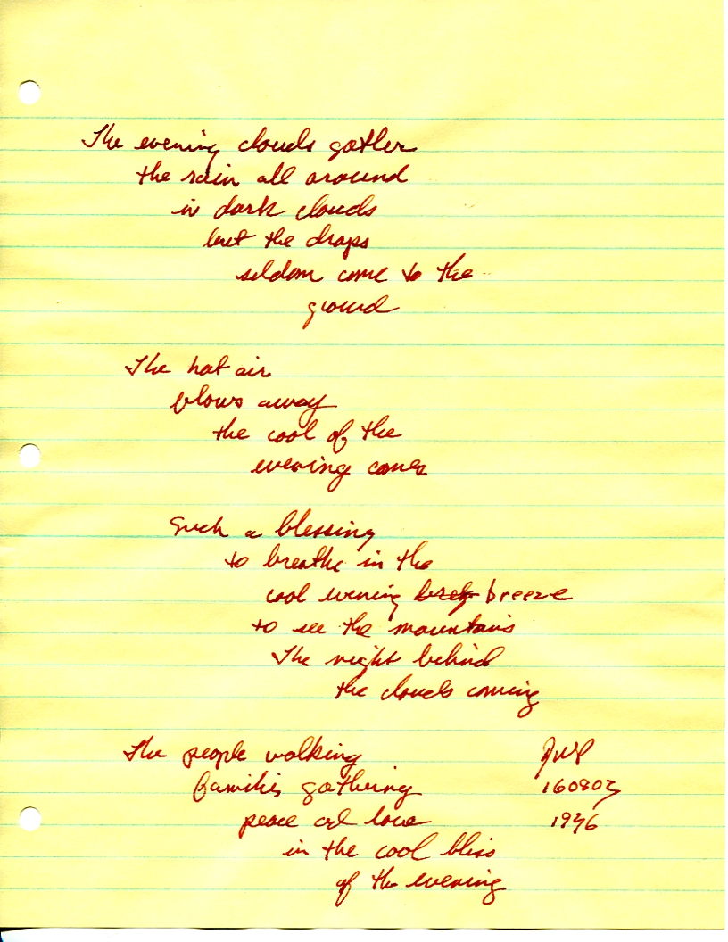 John WorldPeace Poems 2016