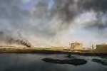 [Burning oil fields in Iraq]