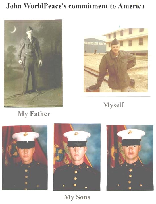 [WorldPeace, Father, Sons as Veterans]